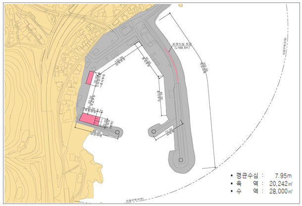 구계항 평면도입니다.